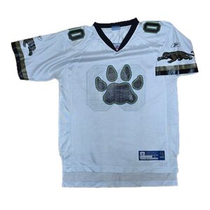 Vth NFL Reebok Jacksonville Jaguars Mascot Jersey 00 JAXSON Youth Sz Large 14/16